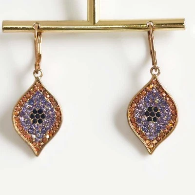 Pendientes colgantes Simply Vera Wang Eye llamativos elegantes para mujeres joyas de vacaciones Foto 1 de 4