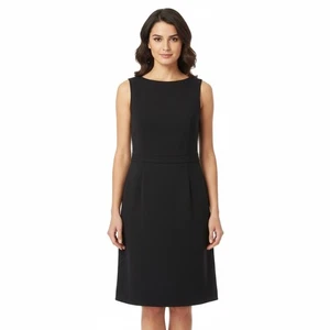 Liz Claiborne Dress Womens 10P Petite Black Sleeveless Career Cocktail Party - Picture 1 of 12