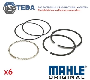 001 01 N0 KOLBENRINGE SATZ MAHLE ORIGINAL 6PCS STD NEU OE QUALITÄT - Picture 1 of 6