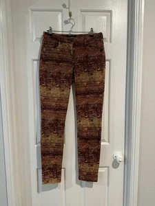 MAISON SCOTCH & SODA La Femme Selon Marie Les Bon vivants Aztec Pants W29 L32 - Picture 1 of 6