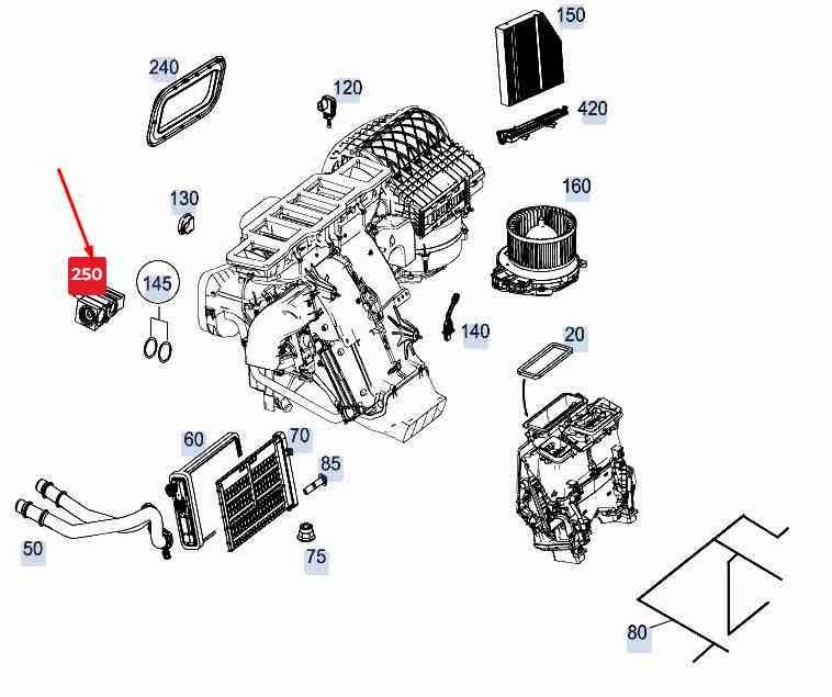 MERCEDES-BENZ GLE W167 Klimaanlagen-Expansionsventil A1678309401 NEU ORIGINAL - Image 1 of 2