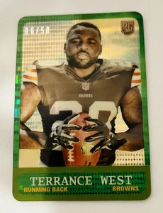 2014 Topps Chrome Mini Green 6/50 Terrance West #11 - Picture 1 of 2