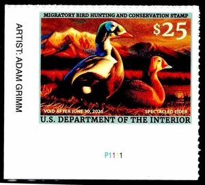 RW92 **PNS** SELLO FEDERAL DE PATO DE 2024 - OGNH - XF - (ESP#4893) - Imagen 1 de 1