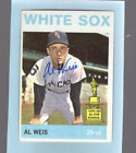 Autographed Al Weis 1964 Topps White Sox #168 free shipping