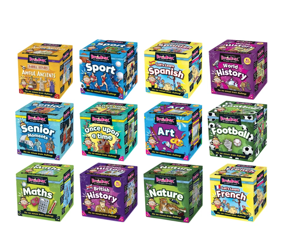 BrainBox Educational Games - Brain Box Quiz Trivia Memory Card Games - Image 1 of 1