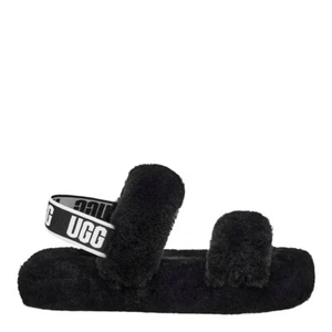 UGG Big Kids' Oh Yeah Slides Black 1115752K-BLK f - Picture 1 of 6