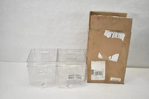 Homeries Pantry Organizer & Fridge Freezer Storage Bins Clear 4 Pack 11" Wide - Picture 1 of 4