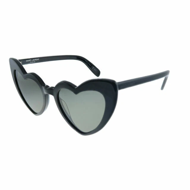 Saint Laurent SL 181 Loulou Sunglasses - Black/Grey
