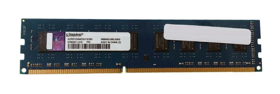 Kingston 4GB ACR512X64D3U13C9G 240-Pin DDR3 Desktop memory - Image 1 of 1