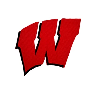 Wisconsin Badgers Team Logo Embroidered 3in Iron / Sew-On Patch - Picture 1 of 3