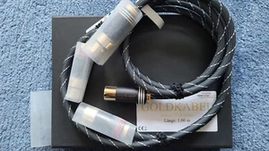 Goldkabel Edition XLR Silber # 1,0m Stereo # NEU, OVP - Zdjęcie 1 z 1