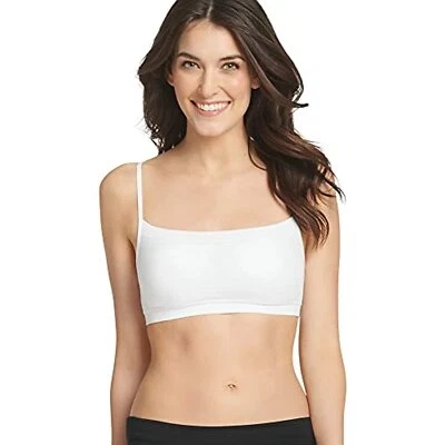 Jockey Women's Bras Smooth & Shine Seamfree Bralette, White, Large - Image 1 of 4