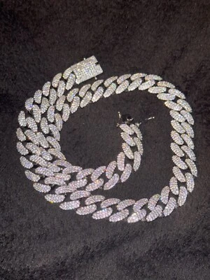 cadena moissanita hombre Foto 1 de 3