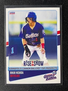 2025 Kannapolis Cannon Ballers Rikuu Nishida Top Prospects (White Sox) 500 MADE! - Picture 1 of 1
