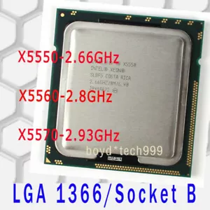 Procesador CPU de cuatro núcleos Intel Xeon X5550 X5560 X5570 LGA 1366/Socket B - Imagen 1 de 4
