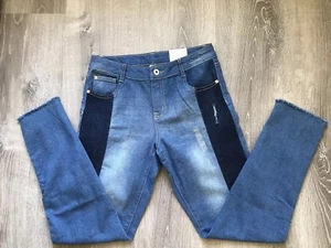 Nuevo con etiquetas Arizona Jean Co Niñas Pierna Jeans Recta Azul Talla 16 Regular - Imagen 1 de 9