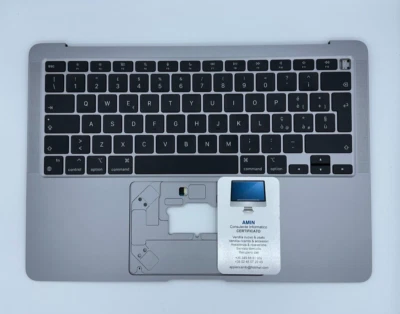 Tastiera layout topcase Space Gray Grigio ITALIANO Macbook 13" Air M1 A2337 - Image 1 of 2