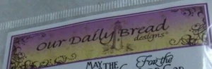 Our Daily Bread Designs, WORD AND VERSES Stamps Divinity Designs, You Choose - Picture 1 of 7