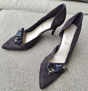 Original „5Th Avenue"- festliche Damenschuhe Pumps Leder dunkelblau Gr. EU 41 - Bild 1 von 15