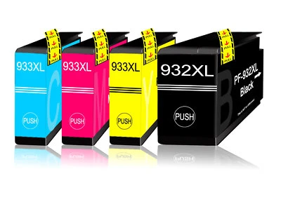 4er Multipack für HP 932XL 933XL Patronen Officejet 6600 6700 H711G - Bild 1 von 4
