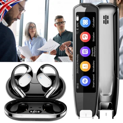 2025 Smart Scan Translation Pen Text Reading Pen AI Language Translator Device