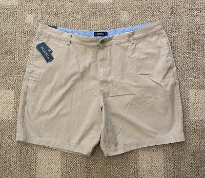 CHAPS Men's Flat Front Casual Shorts Hudson Tan Big Size 46B 100% Cotton - Image 1 of 3