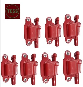 7Pc Ignition Coil Cadillac Chevy GMC Pontiac G8 Grand Prix Tahoe Yukon Silverado - Picture 1 of 14