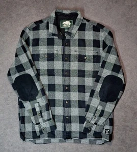 Roots Flannel Shirt, M, Corduroy elbow patches - Picture 1 of 12
