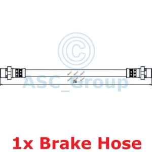 Apec Braking 230mm Disc Brake Caliper Flexible Rubber Hose HOS3961 - Picture 1 of 1