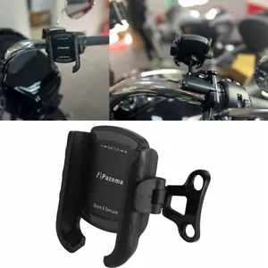 Phone Carrier Holder Handlebar Mount For Harley Road Glide Special FLTRXS 15-23 - Foto 1 di 11