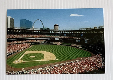 vintage 1998 Busch stadium saint louis cardinals Ballpark post card Cover