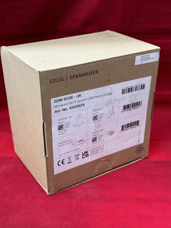 EPOS I SENNHEISER IMPACT SDW 5036 - Headset system - on-ear - DECT - wireless - - Image 1 of 1