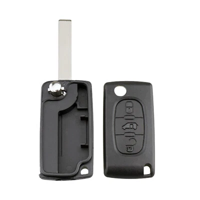 3 Button Flip Remote Key Fob For Peugeot Partner Citroen Berlingo Dispatch van