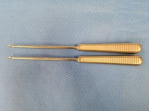2er Set Acufex 012703 3 mm geschlossene Tasse Küretten 9 Zoll Arthroskopie Orthopädie - Bild 1 von 3