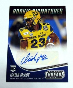 2021 Panini Chronicles Draft Picks Threads Isaiah McKoy RC Rookie Signatures 