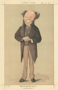 VANITY FAIR SPY CARTOON Doctor Frederick Quin 'Homoeopathic Society' 1872 - Picture 1 of 2