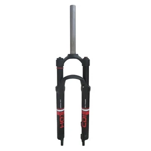Horquilla de bicicleta con suspensión MTB 26", tubo recto bloqueo manual horquilla de bicicleta de aluminio - Imagen 1 de 6