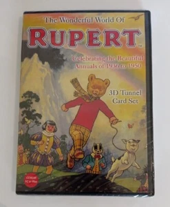 The Wonderful World of Rupert Bear 3D Tunnel Card Set CD-ROM PC Or MAC - Picture 1 of 3