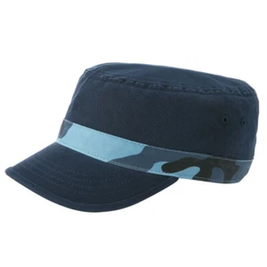 GORRA DEL EJÉRCITO DE SARGA LAVADA CON ENZIMAS - Marina - Imagen 1 de 1