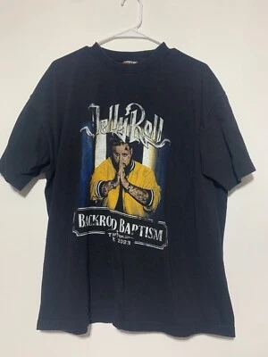Camisa Negra Griffin Jelly Roll Hombres Talla XL Backroad Baptism 2023 Tour Foto 1 de 4
