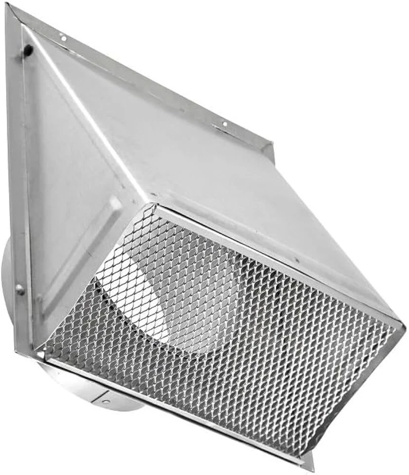 Tapa de pared de conducto Lambro 346S con resorte, aluminio, 6 pulgadas - Cantidad 1 Foto 1 de 1