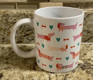Dachshund Weiner Dog Mug Hearts and Bones Cute Excellent Condition - Picture 1 of 12