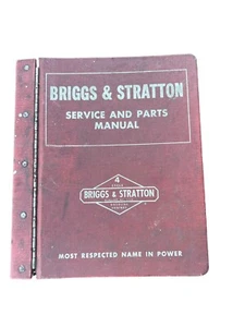 Vintage BRIGGS and STRATTON SERVICE and PARTS MANUAL Book. 1974 - Picture 1 of 6