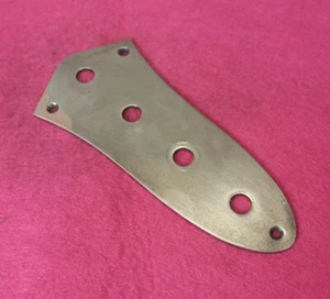 Aged Jazz Bass Control Plate For USA Fender - Nickel - Picture 1 of 7