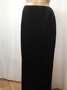 Ralph Lauren Collection Classics Black Label Wool Black Pencil Midi Skirt Size 6