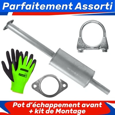 Silencieux avant pour Ford C-Max 2 II MK2 Van 1.0 (2012-05/2015) - Photo 1/3