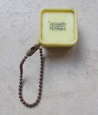 Vintage NORMA bulbs Keyring key chain France petroliana 1950s antique yellow