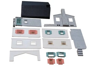 Piezas de casa vintage de dos niveles de Plasticville - ¡Tu elección! - Escala O/S - Imagen 1 de 24