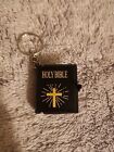 Brand New Mini Holy Bible Book Cute Christian Gift Religious Keychain Key Ring 