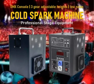 Confezione 2 Sparkler Fontana Fuochi d'Artificio 600W DMX512 Macchina Scintilla Fredda Con Flycase - Foto 1 di 9